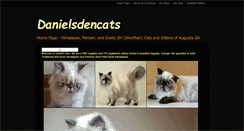 Desktop Screenshot of danielsdencats.com